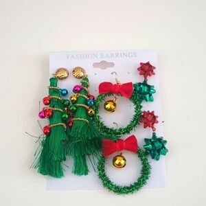 NWT Christmas fashion earrings